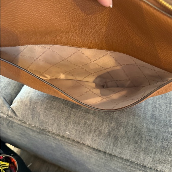 Michael Kors Brown Leather Hobo Bag - Picture 2 of 5